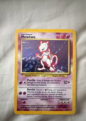 Mewtwo graded 6 & below