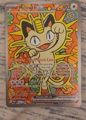 Meowth ex - 121/088 graded 8