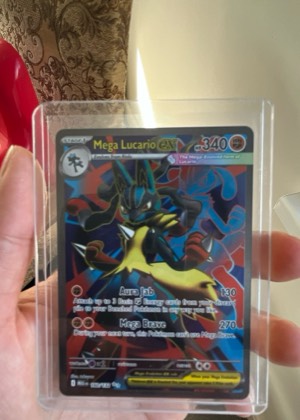 Mega Lucario ex, graded 9.0