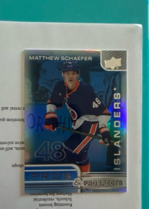 Matthew Schaefer, graded 2.5