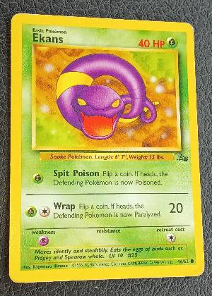 Ekans, graded 7.5
