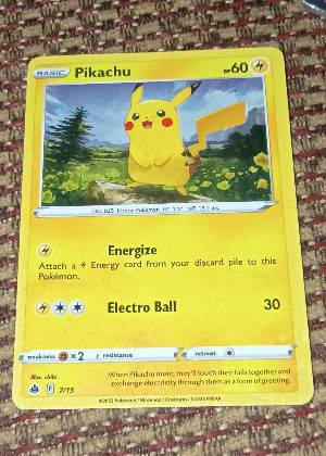 Pikachu, graded 9.5