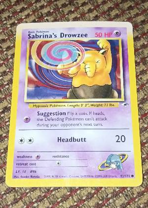 Sabrina's Drowzee, graded 9.0