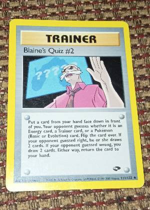 Blaine's Quiz, graded 9.0