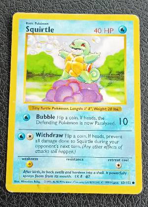 Squirtle, graded 9.0