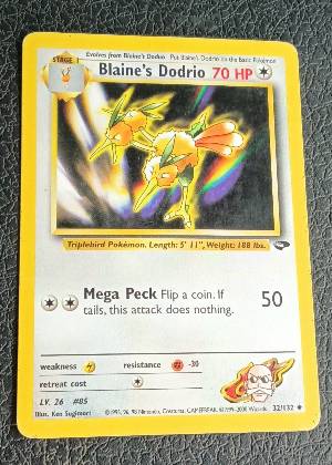 Blaine's Dodrio, graded 8.5