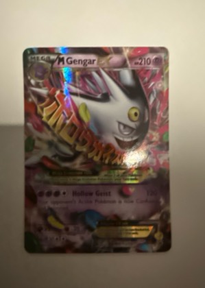 M Gengar EX (121 Secret Rare) graded 8