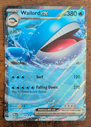 Wailord ex, graded 9.0