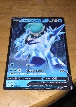 Ice Rider Calyrex V, graded 9.0