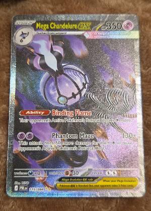 Mega Chandelure ex, graded 9.5