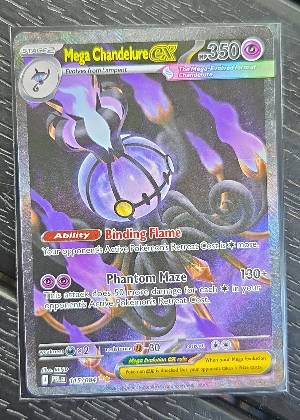 Mega Chandelure ex, graded 9.0