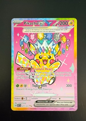 Pikachu ex, graded 9.5