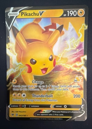 Pikachu V, graded 8.5