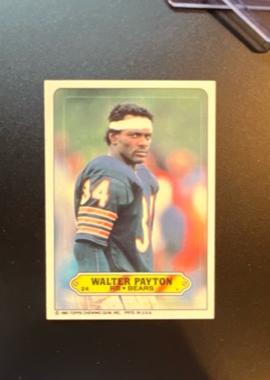 Walter Payton, graded 7.0