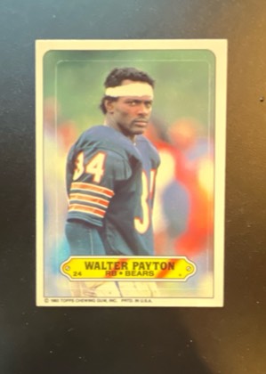Walter Payton, graded 9.0