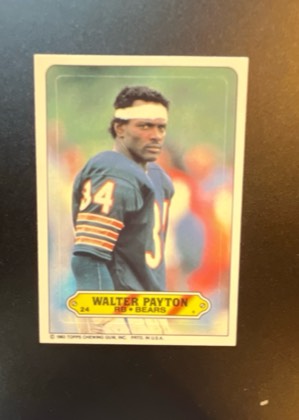 Walter Payton, graded 5.5
