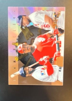 Ray Lankford / Brian Jordan / Ozzie Smith, graded 9.0
