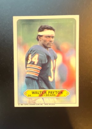 Walter Payton, graded 6.5