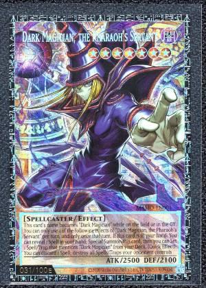 Dark Magician, the Pharaoh's Servant, graded 9.0