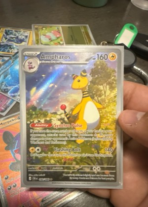 Ampharos, graded 9.0