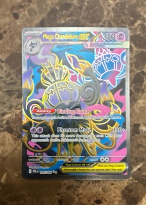 Mega Chandelure ex - 099/084 graded 8.5