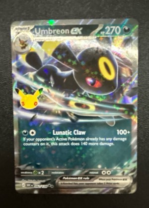 Umbreon ex - 060/131 graded 8.5