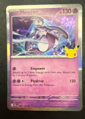 Mewtwo graded 8.5