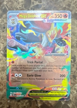 Mega Delphox ex graded 8