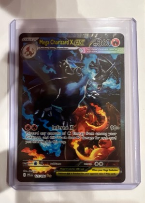 Mega Charizard X ex, graded 9.0