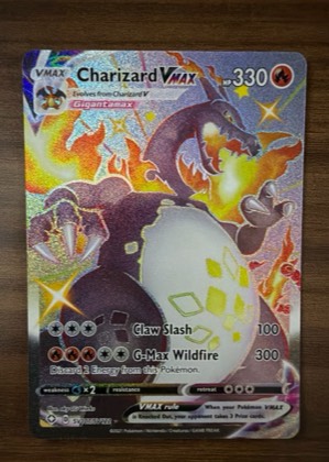 Charizard VMAX, graded 9.0