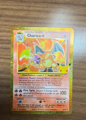 Charizard graded 9