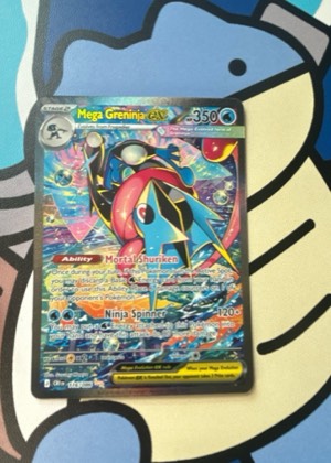 Mega Greninja ex, graded 9.0