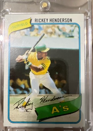 Rickey Henderson, graded 7.0