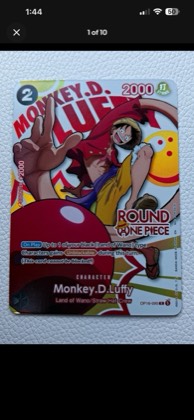 Monkey.D.Luffy, graded 8.5
