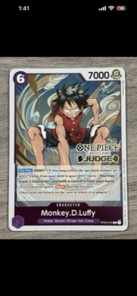 Monkey.D.Luffy (Judge Pack Vol. 2), graded 9.0