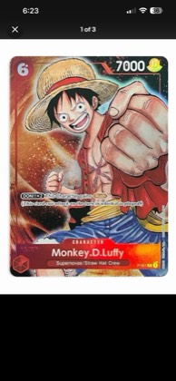 Monkey.D.Luffy (Alternate Art), graded 9.0