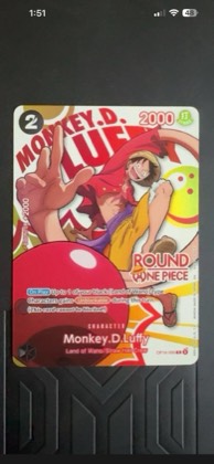 Monkey.D.Luffy, graded 9.0