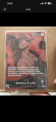 Monkey.D.Luffy (010) (Alternate Art), graded 9.0