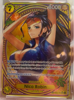 Nico Robin (055) (SP), graded 8.0