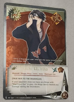 Itachi Uchiha, graded 4.5