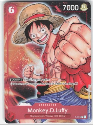 Monkey.D.Luffy (Premium Card Collection -BANDAI CARD GAMES Fest. 23-24 Edition-), graded 9.0