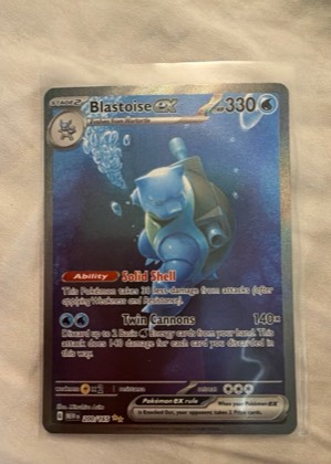 Blastoise ex, graded 9.0