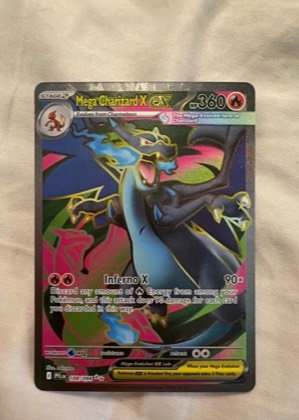 Mega Charizard X ex, graded 9.0
