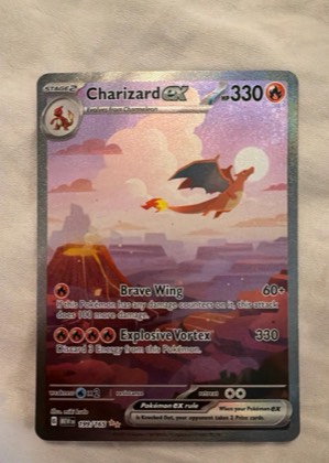 Charizard ex, graded 9.5