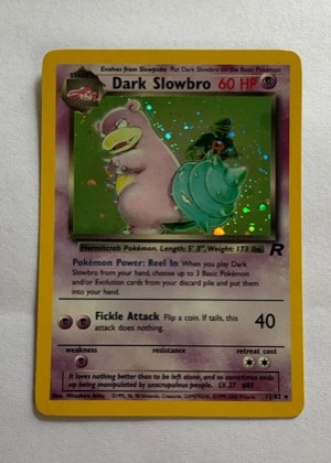 Dark Slowbro (12) graded 8