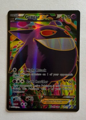 Gengar EX (114 Full Art) graded 9