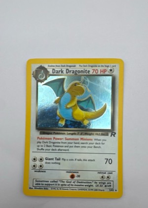 Dark Dragonite, graded 9.0