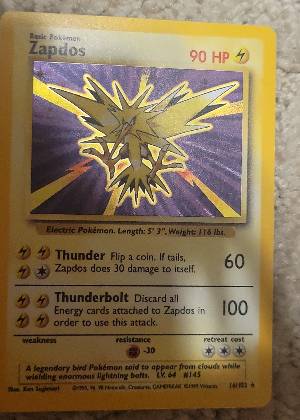 Zapdos, graded 5.0