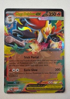 Mega Delphox ex, graded 9.0