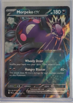 Morpeko ex, graded 9.0